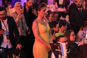 Basma Hassan Instagram - شكرا @arabsatfestival على التكريم..
وشكرا جدا التيم الرائع اللي من غيره مكنتش هظهر بالشكل ده 💛💛💛
@saeedramzi my one and only
@weavinggrace for the lovely dress
@houseofglamourjewellery for the perfect diamonds
@mai_elbahey for the flawless makeup
@alfredandmina for the beautiful hair
@hoda_elhmamay عشان دايما معايا، في الحلوة والمرة