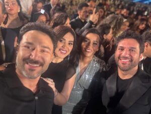 Batoul Arafa Instagram - Congratulations manousha & Youssef 💕 
#منة_القيعي #يوسف_حشيش 
#بتول_عرفة
