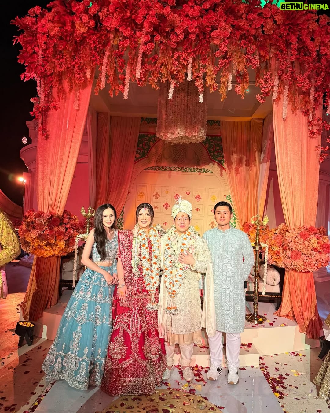 Beby Tsabina - 295.3K Likes - So happy for these two lovebirds. Congratulations you two! @karunadv @sarv.amidi 🩵🩵