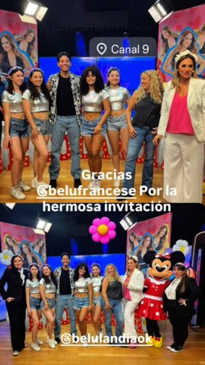 Belén Francese Instagram - Feliz día de la primavera 🦋 para todos y desde worldance queremos agradecer a nuestra querida @belufrancese que nos invitó a la apertura del programa @belulandiaok !! 🫶🏻☀️🦋, la pasamos genial fue un momento divertido y lleno de color!! También queremos agradecer a nuestro DJ @djgonzar.ok que hace magia con la música!! 🎶. Y les deseamos a todos una primavera eterna llena de amor y alegría 🥰