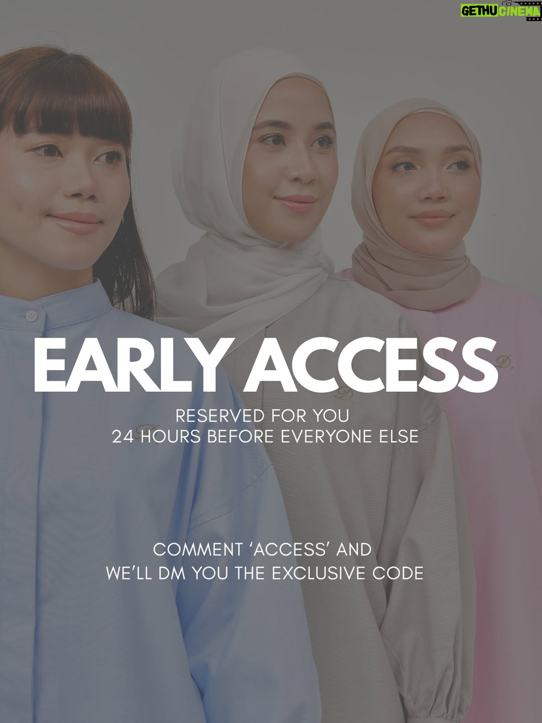 Bella Dally - 3 Likes - EARLY ACCESS DROPS THIS WEDNESDAY 🚨 For those who are special — our inner circle, the ones who always show up, engage, and ride with us — we’re opening the doors for you first!

Get the VIP treatment: first chance to shop before it goes public 🔒

Early access - 24th September 
Public launch - 25th September

Comment ‘ACCESS’ below and we’ll DM you the code. Limited spots. Let’s go!👇🏻