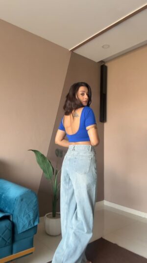 Bhagyashree Sonvane Instagram - Must have trendy korean pants💙

@freakinsindia @freakinscreators 

Get the products 👇🏽

🔎 BLUE HAZE CROPPED LEG JEANS 
SKU: FKEN101835-28

🔎 DEW BLUE DENIM FLARED KOREAN PANTS
SKU: FKEN101343-28

Use my Code 152J5XINF  to get 15% off on your purchase✨ 🛍 
 
#Freakins #freakinsindia #befreakinyou #reelsinstagram #fashion #fashionstyle #style #ootd #danims