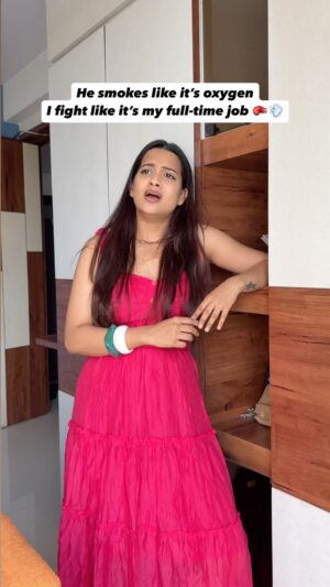 Bhagyashree Sonvane Instagram - Roz bolti hoon, Sutta chhodo!
Par lagta hai isne mujhe chhodna fix kar liya hai🚬🤦🏻‍♀️
.
.
.
.
#reelitfeelit #smoke #husband #reelsi̇nstagram #viralvídeo #relatable #relastionshipgoals #reelsviral #foryou #fyp #share #tag #explorepage✨