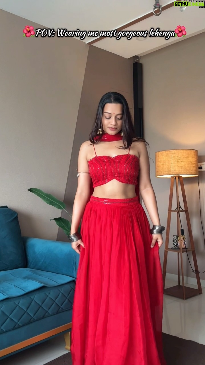 Bhagyashree Sonvane - 3 Likes - Lehenga of my dream♥️🌺 

Lehnga @fairyqueen_by_diyakharadi 
Earrings @meeshoapp 

##lehenga #wedding #lehengalove #lehengacholi #weddingwear #explore #ethnicwear #ethnic #indianwear #grwm #love #fyp #explorepage