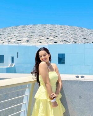 Bhagyashree Sonvane Instagram - Date with art at Louvre Abu Dhabi🤍
Please visit the ‘Kings and Queens of Africa exhibition🌸🫶🏻
@visitabudhabi @airarabiagroup @louvreabudhabi @alainzoouae #NonstopadventuresAUH #KingsAndQueensOfAfrica
#abudhabi #love