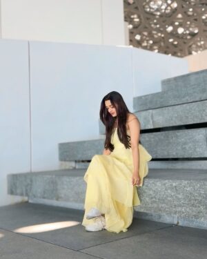 Bhagyashree Sonvane Instagram - Date with art at Louvre Abu Dhabi🤍
Please visit the ‘Kings and Queens of Africa exhibition🌸🫶🏻
@visitabudhabi @airarabiagroup @louvreabudhabi @alainzoouae #NonstopadventuresAUH #KingsAndQueensOfAfrica
#abudhabi #love