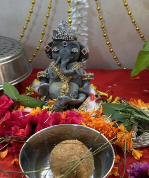 Bhakti Rawal Instagram - आमचा Friendly आणि Eco-Friendly बाप्पा🤩❤️
.
#bhaktisquad #ganeshchaturthi