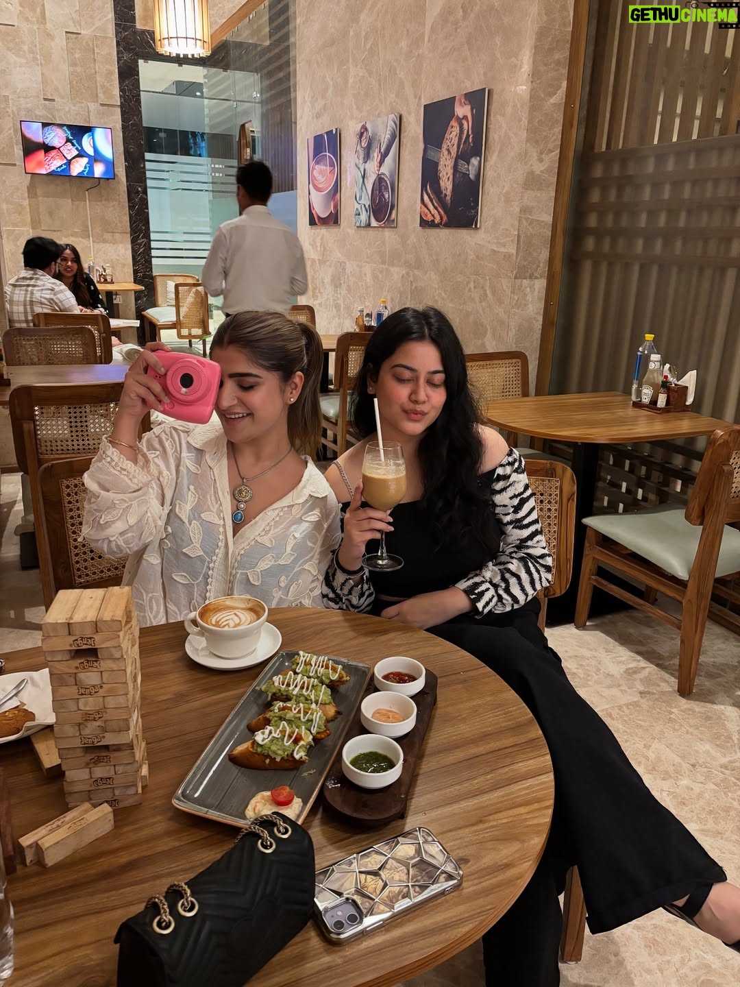 Bhavna Mayani - 15.9K Likes - high on caffeine w @maanyaagupta ☕️♥️
.
.
.

.
#coffeedate #coffee #aestheticpost #post #feed #girlies