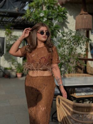 Bhavna Mayani Instagram - ā¤ļøāš„ just a vibe
Wearing @brandmeup06