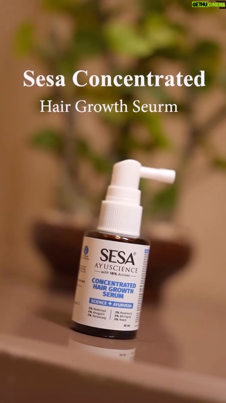 Bhavna Mayani - 13K Likes - Sesa Ayuscience Concentrated Hair Growth Serum: Best of Science & Ayurveda. Clinically proven to grow 28,200 new hair strands in 3 months!
Benefits:
Reduces hair fall
Strengthens roots
Promotes healthy hair growth

Buy now:
Amazon:https://amzn.in/d/2q5ikRq

Flipkart:https://dl.flipkart.com/s/zTjlH7uuuN

#sesa#inkrevenue
