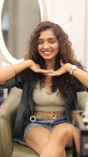 Bhoomi Sharma Instagram - Thank you so much @evermorsalons for this hairstyle! I've been wanting to try permanent hair curls for a while, and here we are ♥️. It feels like my whole personality has changed. 
What do you guys think? Sometimes change is good, right?

Shot by :- @ananthu_royal_snapperz