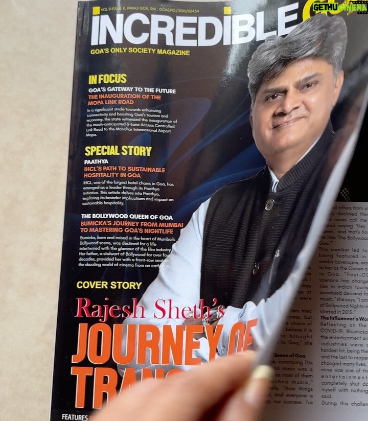 Bhumicka Singh - 14.1K Likes - Another 1 This article is close to my heart ❤️ special story in @incrediblegoaofficial Goas premiere society magazine where I speak  about my journey in goa from 2015 where we founded bollywood nights with bhumicka singh and the introduction of bollywood music culture in goa 🫶🏻 in Titos w @ricardotitosgoa and flying every week to goa 
Read full article https://www.incrediblegoa.org/special-story/the-bollywood-queen-of-goa-bhumickas-journey-from-mumbai-to-mastering-goas-nightlife/
Special thanks to @rajeshghadgeofficial  @incrediblegoaofficial @art_of_blinks for bringing this together 🙏
#incrediblegoa #goa #bollywood #bollywoodsongs #bollywoodstyle #music #bollywoodactresses #titos #clubtitosgoa #love #partyingoa #goaparty #goadiaries #goapartylovers #goapartyscenes #nightlife #nightclub