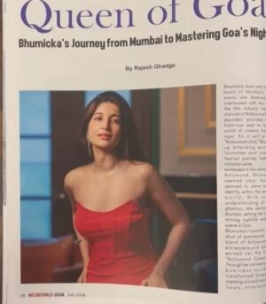 Bhumicka Singh Instagram - Another 1 This article is close to my heart ❤️ special story in @incrediblegoaofficial Goas premiere society magazine where I speak  about my journey in goa from 2015 where we founded bollywood nights with bhumicka singh and the introduction of bollywood music culture in goa 🫶🏻 in Titos w @ricardotitosgoa and flying every week to goa 
Read full article https://www.incrediblegoa.org/special-story/the-bollywood-queen-of-goa-bhumickas-journey-from-mumbai-to-mastering-goas-nightlife/
Special thanks to @rajeshghadgeofficial  @incrediblegoaofficial @art_of_blinks for bringing this together 🙏
#incrediblegoa #goa #bollywood #bollywoodsongs #bollywoodstyle #music #bollywoodactresses #titos #clubtitosgoa #love #partyingoa #goaparty #goadiaries #goapartylovers #goapartyscenes #nightlife #nightclub