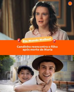 Bianca Bin Instagram - #ÊTAMUNDOMELHOR 📺 Após as mortes de Filó e Anastácia, mais uma tragédia vai abalar a vida de Candinho. Desta vez, sua grande amiga Maria será a vítima 😢 A mocinha será atropelada logo após encontrar o filho de Candinho nos braços de Zulma. Ao correr atrás da vilã, Maria sofrerá a fatalidade e, mesmo socorrida, não resistirá aos ferimentos e deixará Celso viúvo 💔 Os capítulos também serão marcados por uma passagem de tempo de alguns anos. As crianças crescem, a cidade de São Paulo segue em progresso, e muitas transformações estão por vir. O filho de Candinho, agora, é chamado de Samir e já está bem maior. Anos depois do sequestro de Junior, pai e filho ficarão frente a frente. Tudo acontece por acaso, quando o pequeno Samir esbarra em Candinho no meio da rua. Rapidamente rola uma conexão entre os dois, que nem desconfiam do laço que os une 👀