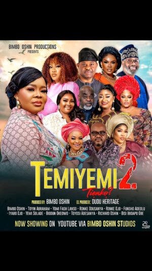 Bimbo Oshin Instagram - Temiyemi part 2 Showing now on YouTube via Bimbo oshin studios 💃💃💃💃 Part 2 will shock you !
Experience the gripping tale of TEMIYEMI 2
A cautionary story of love, betrayal, and karma, ‘Temiyemi’ is a heart-wrenching journey that will leave you reflecting on the consequences of deceit.
But don’t just take our word for it! This powerful movie has already helped restore numerous homes on the brink of collapse.
Now streaming on YouTube! Watch, learn, and be transformed. #TemiYemi #Love #Betrayal #Karma #RelationshipGoals #MustSeeMovie