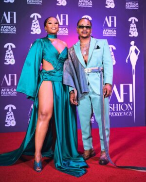 Bontle Modiselle Instagram - A SAMA Award Winner 🏆 and his No.1 Supporter! ❤️

@priddy_ugly 👑💚

📸: @caseywaves (F1 & 3) 
📸: @mendystudios (F4-6)

@thesamas_ #SAMA30