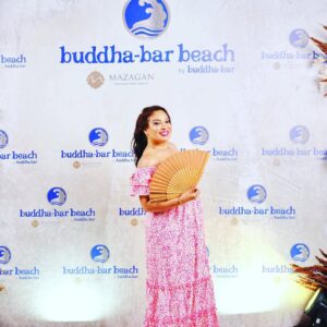 Bouchra Ahrich Instagram - J’étais très honoré d’être invité par ma chère @khadija_elidrissi_elhachimi à @mazaganbeachresort pour la réouverture du @buddhabarbeachmazagan. Merci mille fois pour votre accueil et hospitalité ansi merci de nous avoir réunis encore une fois pour rencontrer mes chère collègues et amis. A la prochaine 🩷🤍💙