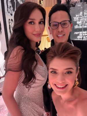 Carissa Putri Instagram - With the Prettiest bride 👰♀️ @lunamaya
Happy Wedding Luna & Maxime, happy2 terus ya kalian 🩷🩷🩷