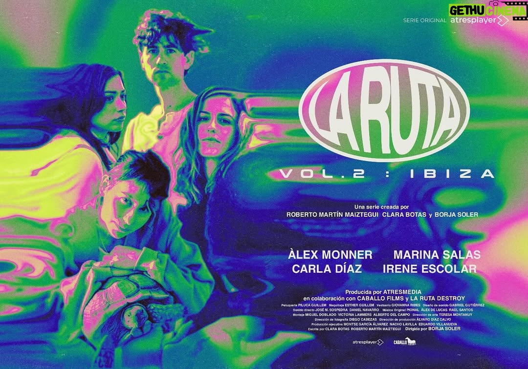 Carla Díaz - 1.9K Likes - 💿 💥 ‘La Ruta. Vol. 2: Ibiza’, segunda temporada de la aclamada serie original de atresplayer, se estrenará en octubre

📸 La segunda parte de la ficción, que hoy lanza su cartel oficial, está protagonizada por @alecs995 que vuelve a meterse en la piel de Marc Ribó. Se incorporan al elenco principal: @imcarladiaz, @demarinasalas e @irene_escolar 

🏆‘La Ruta’, ganadora del Premio Ondas 2023 a Mejor Serie de Drama y tres premios Feroz, fue la ficción revelación de su temporada

🎬 Compuesta por 6 episodios de 50 minutos, las grabaciones de la serie se han llevado a cabo en distintas localizaciones de la Comunidad Valenciana e Islas Baleares 

🗣️ @larutaserie es una producción original de atresplayer producida por Atresmedia en colaboración con @caballofilms. Montse García, Nacho Lavilla y Eduardo Villanueva son los productores ejecutivos. Roberto Martín Maiztegui, Clara Botas y Borja Soler son los creadores de la serie