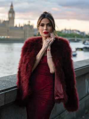 Caterina Valentino Instagram - 𝟏 𝐭𝐨 𝟏𝟎 𝐑𝐚𝐭𝐞 𝐦𝐲 𝐨𝐮𝐭𝐟𝐢𝐭 ⁉️
Quién más ama este color❓ Amo el rojo intenso
London you stole my heart 🇬🇧 🫀
Working on a new advertising campaign
Trabajando en nueva campaña publicitaria ✨
Photo: @2dorphoto
Dress: @ellaboutiquemiami
Makeup/Hair: @jessbonwickmua
Jewels @caterinavalentinoworld
Los amo ♥️
#moda #fashion #london #Award