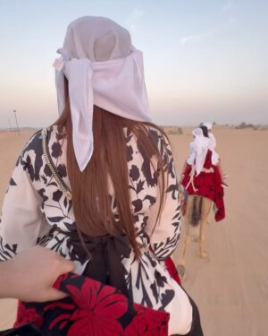 Chacha Maembong Instagram - Making memories in the desert oasis #ccm #livelifetothefullest