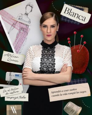 Chantal Andere Instagram - Nuestra Blanca nos enseñó que se puede coser sueños aun con el corazón roto ✨🪡 ¿Cual de sus cualidades te inspiró más?  Discreción 🤐 Fortaleza 💪 Corazón ❤️‍🔥 #VelvetElNuevoImperio