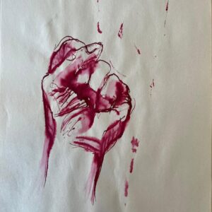 Charlotte Gainsbourg Instagram - bloody hands