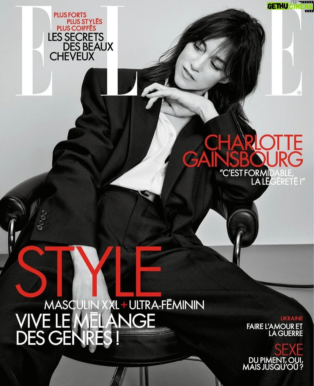 Charlotte Gainsbourg - 10.2K Likes - @ellefr 

clothes by @ysl by @anthonyvaccarello 

thank you to all the team: 
photography @chriscolls 
stylist @hortensemanga 
hair @yujiokuda1012 
make up @satokowatanabe.makeup 

@ncanguilhem, @leslie_ricci, @verovatinos