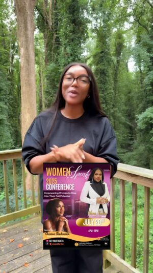 Chioma Akpota Instagram - “Unlock Her Power. Unleash Her Voice.
Witness the Full Potential of Women Rising
Together.” WOMEN SPEAK
Please join me and the beautiful @verataku_speaks Live Tomorrow July 20th at the Blank canvas space in Houston TX
From 4pm to 8pm
2955 Gulf Fwy, Houston, TX 77003
We will be empowering and inspiring women to dig into their full potential.
And also a chance to meet and greet with me and all the amazing speakers.
Registration has ended, but there will be ticket sales at the door.
See you all at the TOP.