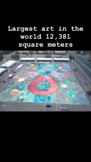 Chioma Akpota Instagram - 15 year old boy with autism paints the largest art in the world to break a guiness world record