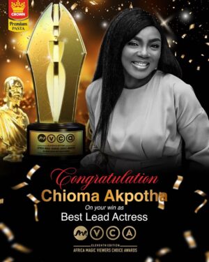 Chioma Akpota Instagram - Crowning moment for our Queen!
Congratulations to our brand ambassador, Chioma Akpotha, on this well-deserved win.
You continue to inspire with grace, grit, and greatness. Here’s to more wins!
#CrownPremiumPasta #Pasta #PremiumPasta #amvca2025