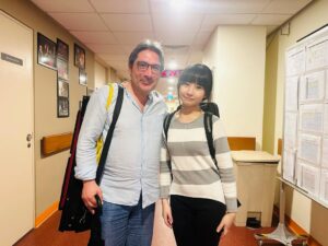 Chloe Chua Instagram - I just had a dress rehearsal with Maestro Lawrence Renes, Concertmaster Vesselin Gellev and the SSO for today’s and tomorrow evenings’ concert. I will be playing Bruch violin concerto No. 1, which is my first romantic concerto with SSO. Really looking forward to the concerts and hope to see you there!!