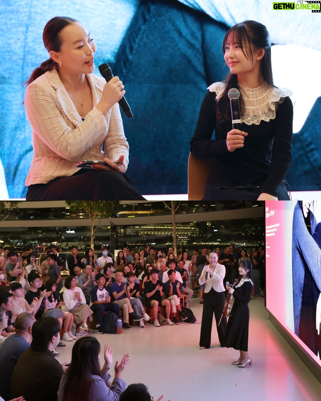 Chloe Chua - 8.3K Likes - We had a wonderful time with @violinistchloechua, fresh from her tour with us in Australia, at the Today at Apple session last Friday! The session was organised by @applemusic in collaboration with the SSO and our label, @pentatonemusic. 

Chloe wowed the crowd with works by Ysaÿe, Bach, and Kam Ning, while sharing with everyone her inspiring journey as a violinist. Her latest album, Butterfly Lovers and Paganini, recorded with the SSO, also hit No. 1 on Apple Music Classical Top 100! 🦋

For all our classical music lovers: exciting news! We've got something special in the works with Chloe, so keep your eyes (and ears) peeled.

📷: Apple Singapore