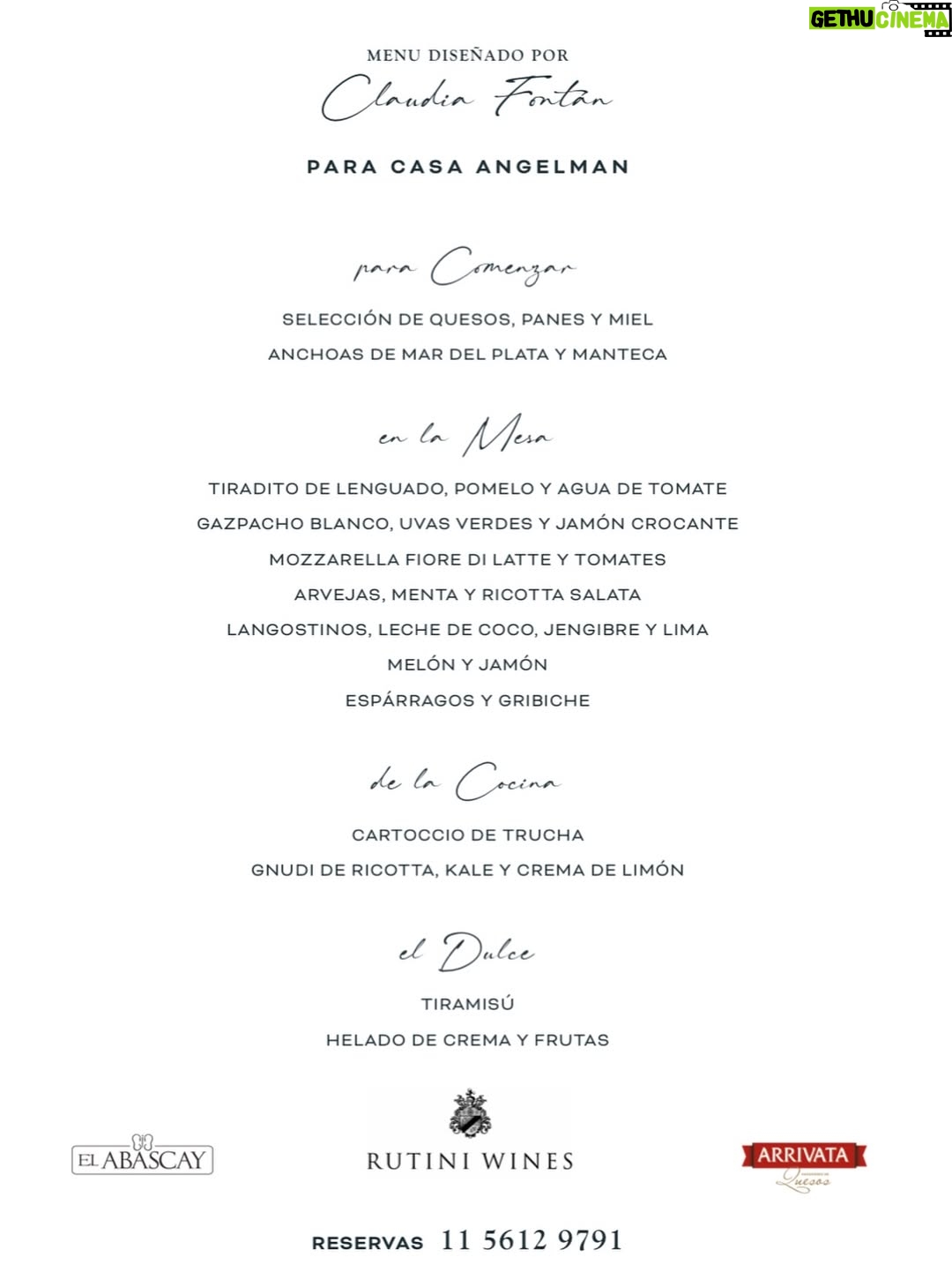 Claudia Fontán - 6.5K Likes - Sabado 20 de septiembre .
20 hs .
La casa se viste de fiesta!

Cocina abierta,
Mesas compartidas para charlar, conocernos y disfrutar entre copas y sabores .
Despedimos el invierno  y le damos la bienvenida a la primavera !

Nos acompañan @arrivataquesos @elabascaybrandsen @rutiniwines 

Reservas 1156129791
Info en bio @casaangelman 
Los esperamos !!!