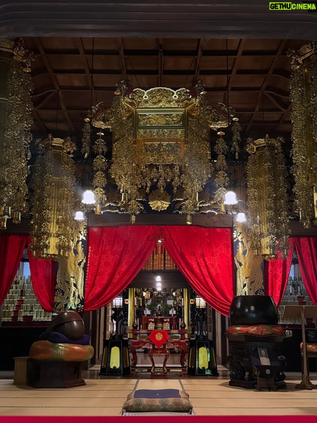 Claudia Lizaldi - 2.8K Likes - Una mañana conmigo y para mi, el silencio y los sonidos de la naturaleza en Japón son sanadores, tuve la fortuna de sentarme a meditar en este templo y fue absolutamente restaurador Eiheiji  sigue activo, los monjes pasan en sus labores a tu lado y me parece por demás generoso el hecho de que se pueda visitar y sentir su energía, también en Ichijodani Asakura que son ruinas recuperadas para su visita significó toda una experiencia, ahí vivían Samurais y poder entrar y ver cómo habitaban el espacio es fantástico, qué gran viaje es Japón… ❤️✨