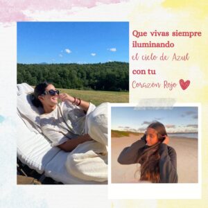 Cris Morena Instagram - 🦋Azul de mi vida … Sos brillo puro , como los corazones rojos que aman tal como vos me enseñaste!! ❤️🙌 Admiro siempre tu fuerza , tu coraje y tu valentía para abrir tus alas y que tu espíritu vuele por tus mundos🌎🪽 Feliz cumple princess , que vivas siempre iluminando el cielo de AZUL con tu corazón rojo 🙌 Te amoooo🫶🏻 Abu Titi 🎂🙌❤️
