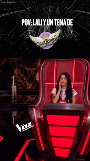 Cris Morena Instagram - POV: Lali escuchando “Cambiar de aire”
Nosotros también somos fans de este momento 🪽
Y se fue para el Team LuckRa ✨
#LaVozArgentina #Telefe #35AñosJuntos