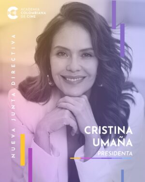 Cristina Umaña Instagram - 🎉 ¡Cristina Umaña (@lacrispetica), NUEVA PRESIDENTA de la Academia Colombiana de Cine! 🎉
🎥 La actriz, con una trayectoria impecable en televisión, cine, plataformas digitales y teatro, asume este nuevo rol al frente de la nueva junta directiva de la Academia.
“La presencia de lo femenino en la forma de hacer cine es una muestra de la transformación que se da al interior de la sociedad, en la que las mujeres tenemos un mayor campo de decisión y de acción...”
📺 La recordamos por novelas icónicas como La mujer del presidente y Yo amo a Paquita Gallego. Más recientemente brilló en Noticia de un secuestro (Prime), papel que le valió un Premio Platino, y en series como Distrito salvaje y La casa de las flores (Netflix) 🌺
🎞️ En cine, hemos disfrutado de su trabajo en Los iniciados - Diario de las sombras, Wait For Me, Virginia Casta, entre otras.
🔗 Para más información, visite: https://bit.ly/JuntaDirectivaACACC (Enlace en la biografía)
#AcademiaColombianaDeCine #CineColombiano #NuevaJuntaDirectiva