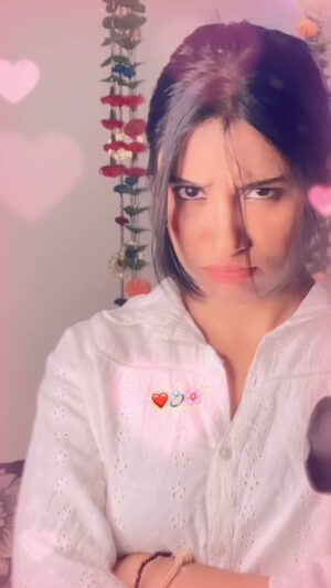 Cute Sona Instagram - Jao main gussa hu❤️😒 #reels #reelsinstagram #love #explorepage✨ #khushboofam #reelsfeelit #khushboofam #someone #fb