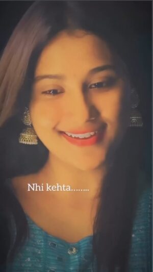 Cute Sona Instagram - Mujhe baat kiye bina khush h💯🥺 #reels #reelsinstagram #sad #explorepage✨ #khushboofam #reelsfeelit