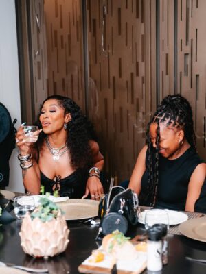 DJ Zinhle Instagram - You deserve to be celebrated @nontokozo_mkhizeh… Lovely meeting @naledi_aphiwe_. Well done @mpilo_manyathi 🙏🏾