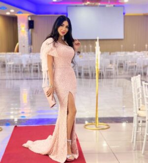 Dana Jabr Instagram - Dress by @hasantammer
