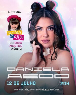 Daniela Aedo Instagram - Nos vemos este sĆ”bado 12 de julio en SĆ£o Paulo šš§š·ā¤ļø