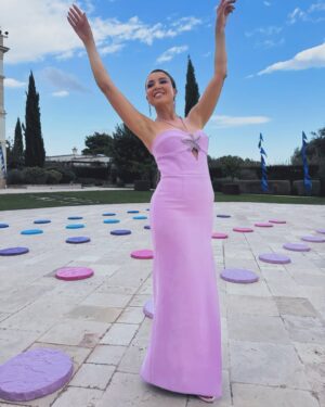 Dannii Minogue Instagram - Lavender haze 💜
Dress: @rebeccavallance
Jewellery: @lovisajewellery
Shoes: @stevemadden
Styling: @nwl_creative
H&M: @marcosgmakeup
📸🎥: @andreajlino
I Kissed A boy episode 8 💋
#IKAB #IKissedABoy @bbcthree @bbciplayer