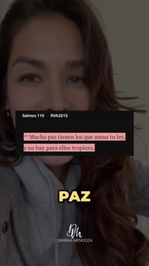 Dayana Mendoza Instagram - La Paz que da Cristo es completamente diferente, no es como la paz del mundo, el mundo no la puede dar.
Si no tienes La Paz de Cristo, búscale entrégale tu vida y tu corazón, y verás como El te llenará, de Su Paz, de Su Amor, de Vida, y jamas te arrepentirás! 🥹❤️
Juan 14:27 NBLA
27 »La paz les dejo, Mi paz les doy; no se la doy a ustedes como el mundo la da. No se turbe su corazón ni tenga miedo.