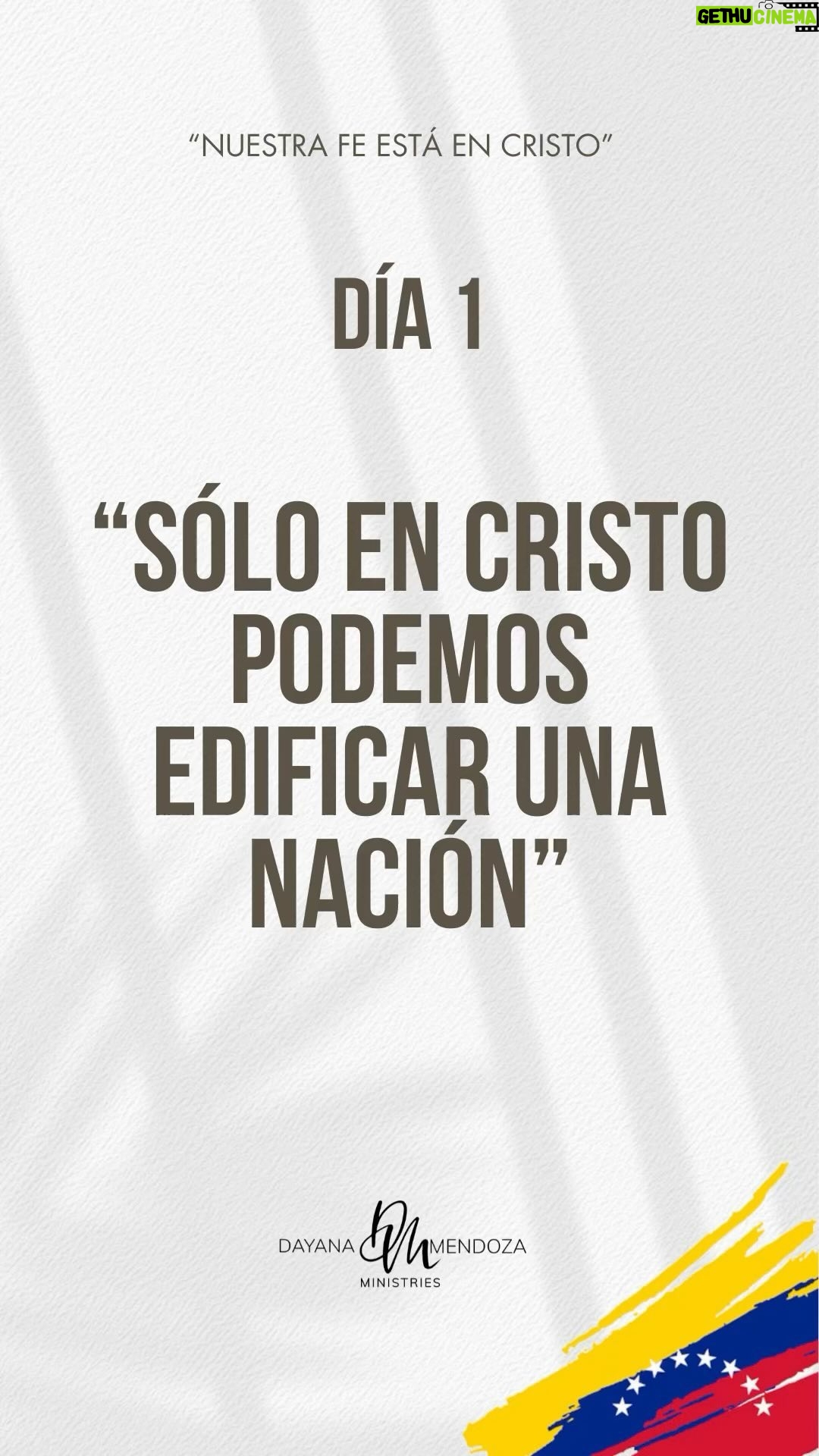 Dayana Mendoza - 28.3K Likes - Recap de nuestro Día 1 de Ayuno y Oración 🙏🏼
🇻🇪
Venezuela está unida, en el Nombre de Jesús! ✝️
16 La diestra del Señor es exaltada; la diestra del Señor hace proezas.
Salmo 118:16 
🔥
Esta Victoria es de Jehová, El que hizo el camino y abrió las aguas para Israel, El que hizo el camino y abrió las aguas para Venezuela! 
Seguimos avanzando!!! 🙏🏼♥️🔥✝️
El Será Glorificado 🙌🏼✝️🙏🏼