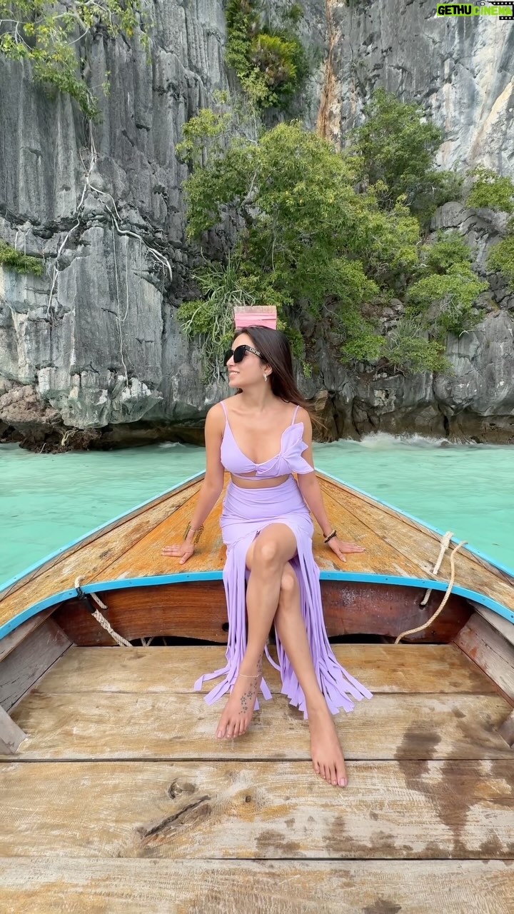 Debashree Biswas - 73.7K Likes - And I'm feeling good 💜 #PhiPhi #Phuket 

Outfit @pankh_studio 
Eyewear @dior