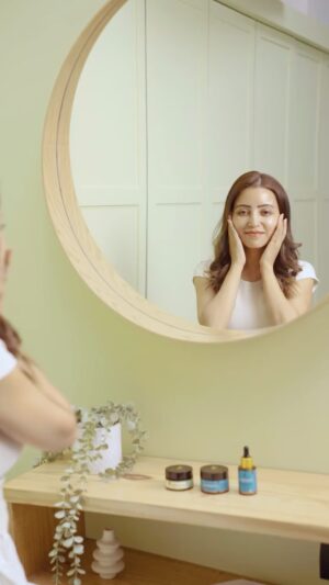 Debashree Biswas Instagram - Subtle signs of time? Not on my skin.
Thanks to @myntrabeauty and @discover.pilgrim I'm embracing glow over lines. ✨

#MyntraBeauty #DiscoverTheUInBeauty #TimelessWithPilgrim
#MyntraSkincare #SkinConfidence