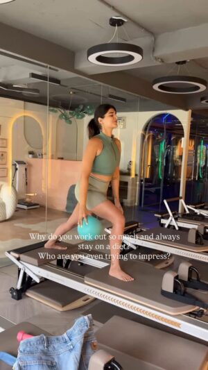 Deeksha Khurana Instagram - They asked me why I work out so much & stay on a diet… this is why. ✨ Not to impress anyone, but to become the best version of me 💪 I hope I make you proud everyday 🥹♥️

#FitnessJourney #GlowUp”