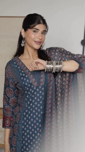 Deeksha Khurana Instagram - Festive mode: ON💙

Here’s how I styled up for Raksha Bandhan with @amazonfashion ✨

Searching for the full look? Just type these in on Amazon and you’re sorted:

Kurta Set – KLOSIA Kurta Set
ASIN: B0FDVDYRBC

Clutch – SHAKUNTLA Women’s Embroidered Clutch
ASIN: B0FDLC3B1Z

Earrings – Dulcett Earrings
ASIN: B0F84HJ8CG

Footwear – Metro Pearly Flat
ASIN: B0BRT3PZ19

Bangles – ZENEME Silver Bangles
ASIN: B0777LV3XG

#AmazonFashion #ad #FestiveWithAmazon #RakshaBandhanLook #Amazonfashionin